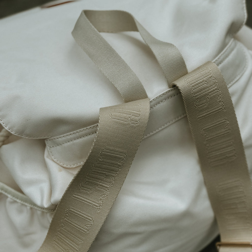 Oversized Backpack - Beige
